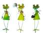 Preview: 3er Set Schöne Gartenstecker Frösche dünn ca. 90 cm - Gartendekoration